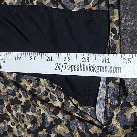 BKE RAGLAN SLEEVE LEOPARD PRINT FRONT TIE SHIRT - Picture 9 of 11